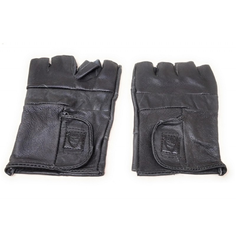 CLUBB BIKER HAND GLOVES (L) (HALF) - 000142
